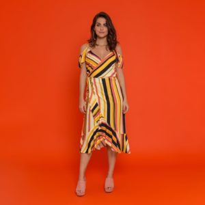 Vestido Papú Transpassado