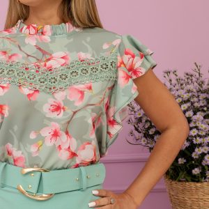 Blusa em Crepe Papú