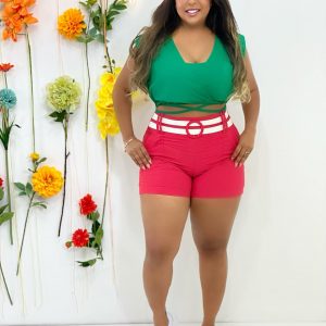 Short Saba em Linho